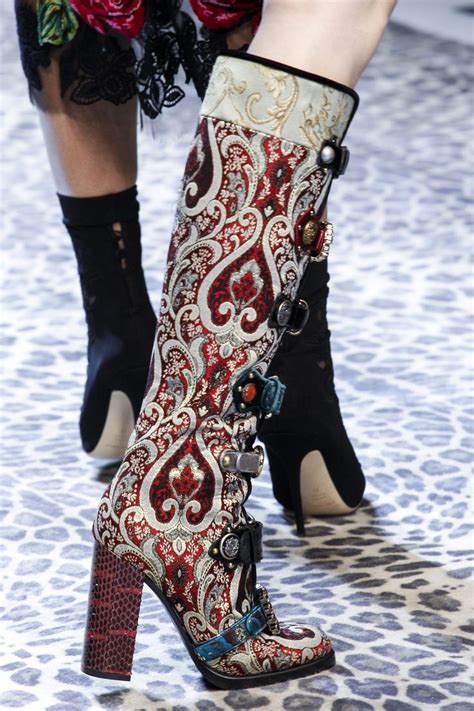 dolce gabbana boots 2017|Dolce & Gabbana high heel boots.